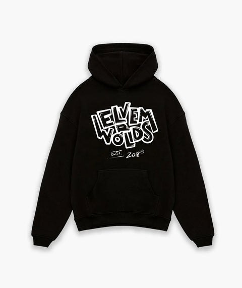 "Art" Oversize Hoodie - Black ELVEM