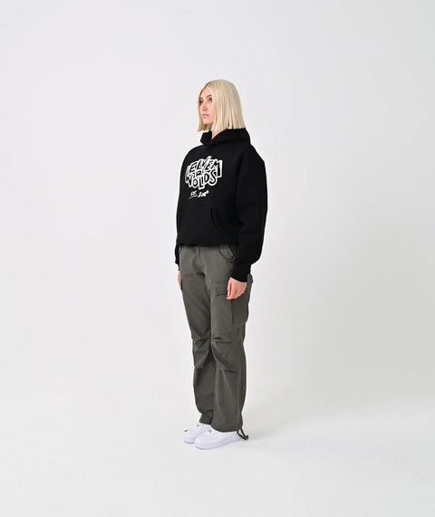 "Art" Oversize Hoodie - Black ELVEM