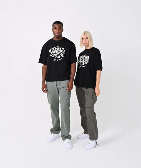 "Art" Oversize T-Shirt - Black ELVEM