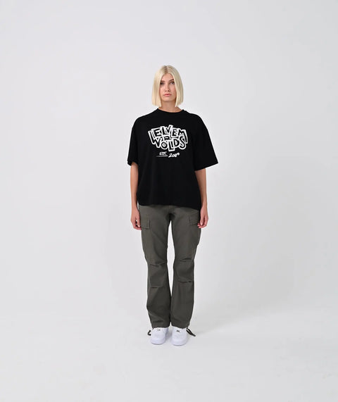 "Art" Oversize T-Shirt - Black ELVEM