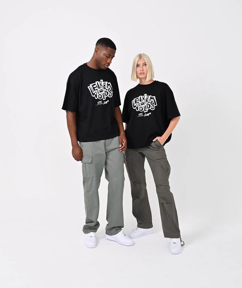 "Art" Oversize T-Shirt - Black ELVEM