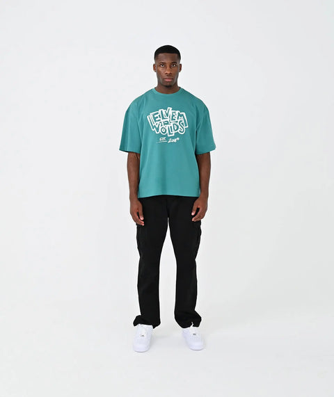 "Art" Oversize T-Shirt - Forrest Green ELVEM