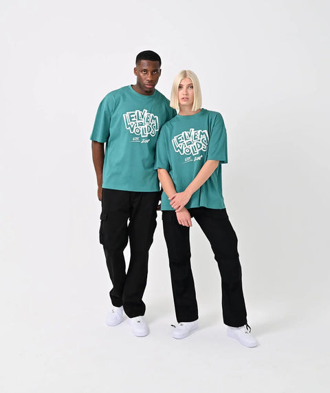 "Art" Oversize T-Shirt - Forrest Green ELVEM