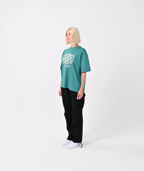 "Art" Oversize T-Shirt - Forrest Green ELVEM