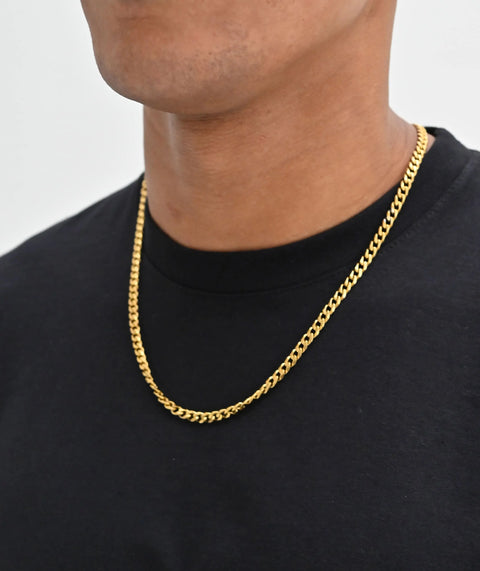 "Halo" Silver Chain - Gold ELVEM