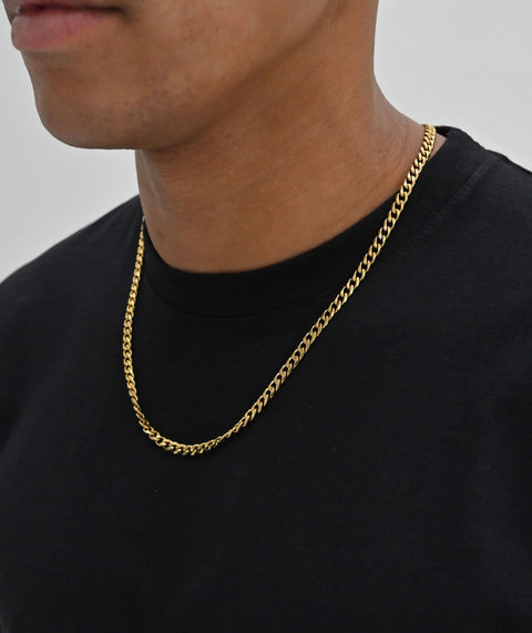 "Halo" Silver Chain - Gold ELVEM