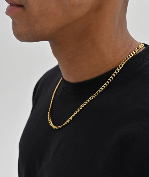 "Halo" Silver Chain - Gold ELVEM