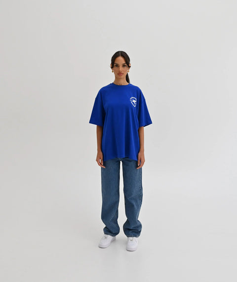 "Laurel" Oversize T-Shirt - Royal Blue ELVEM