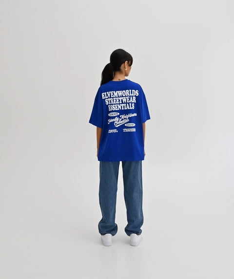 "Laurel" Oversize T-Shirt - Royal Blue ELVEM