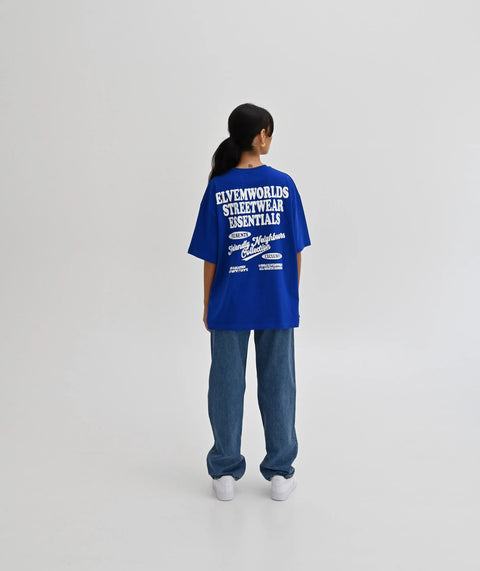 "Laurel" Oversize T-Shirt - Royal Blue ELVEM