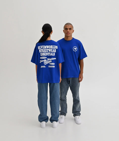 "Laurel" Oversize T-Shirt - Royal Blue ELVEM