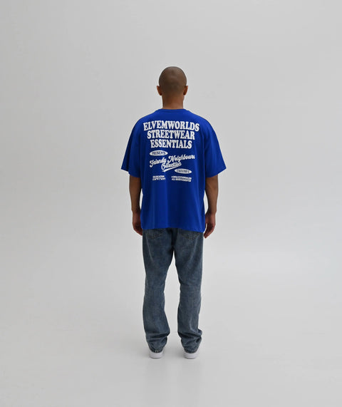 "Laurel" Oversize T-Shirt - Royal Blue ELVEM