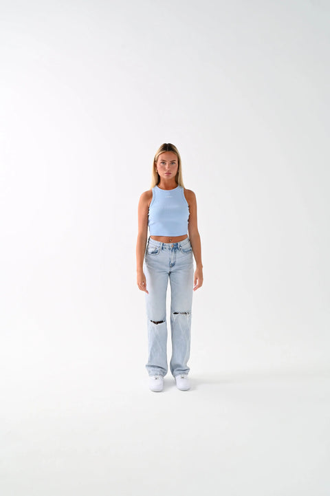 "Liv" Croptop - Sky Blue ELVEM