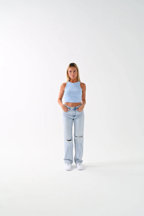 "Liv" Croptop - Sky Blue ELVEM