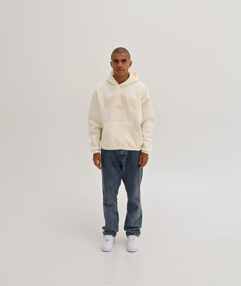 "Peach" Oversize Hoodie - Creme ELVEM