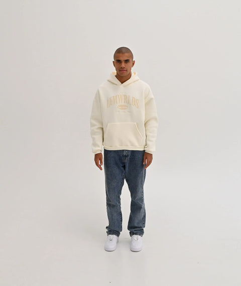 "Peach" Oversize Hoodie - Creme ELVEM