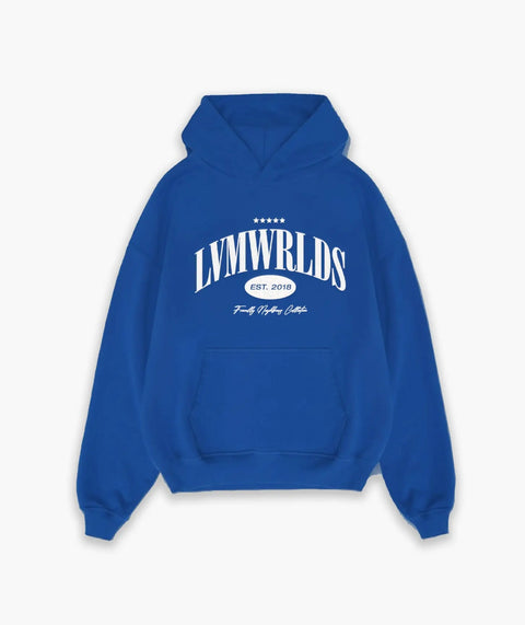 "Peach" Oversize Hoodie - Royal Blue ELVEM