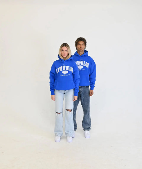 "Peach" Oversize Hoodie - Royal Blue ELVEM