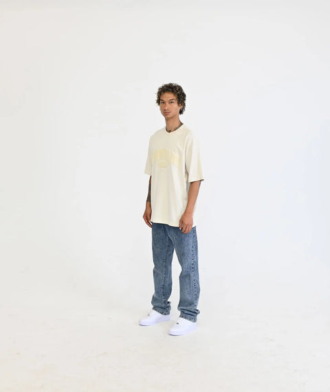 "Peach" Oversize T-Shirt - Creme ELVEM