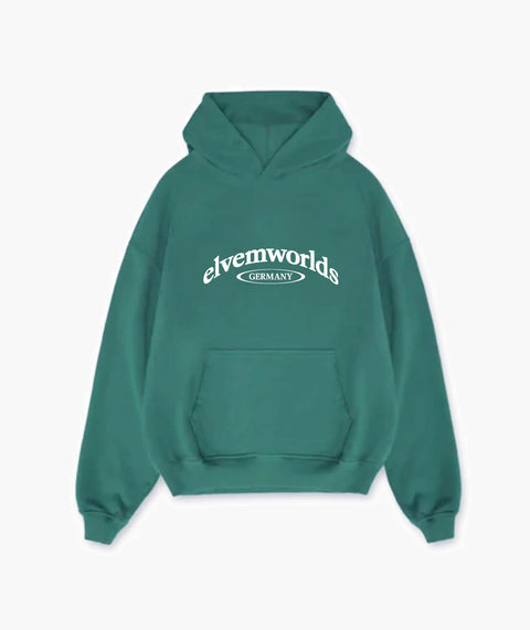 "Prestige" Oversize Hoodie - Forrest Green ELVEM