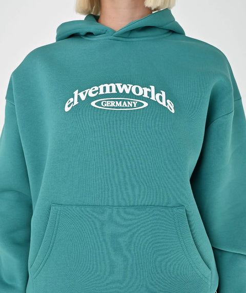 "Prestige" Oversize Hoodie - Forrest Green ELVEM