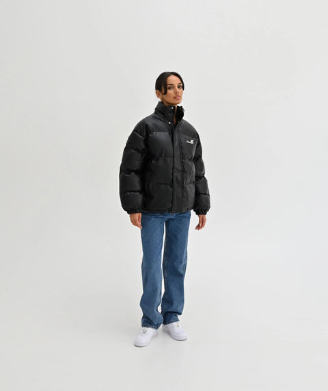 "Ride" Puffer Jacket - Black ELVEM