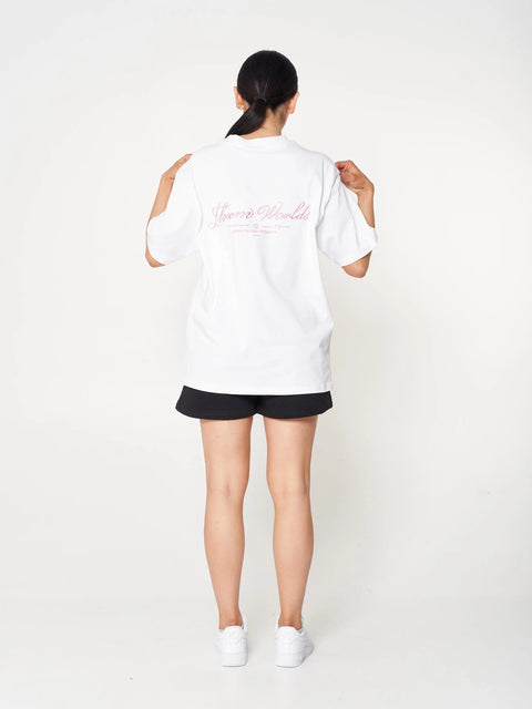 "Signature" Oversize T-Shirt - White ELVEM