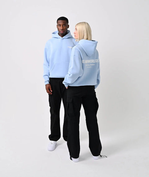 "Studio" Oversize Hoodie - Sky Blue ELVEM