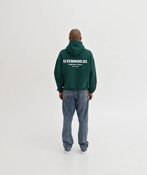 "Studio" Oversize Hoodie - Dark Green ELVEM