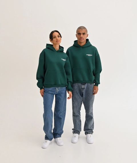 "Studio" Oversize Hoodie - Dark Green ELVEM