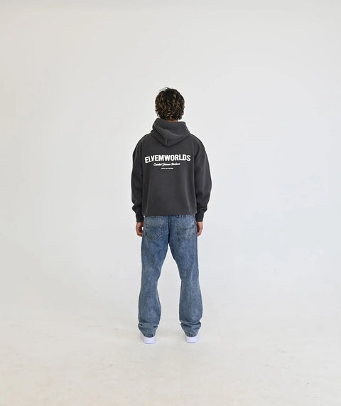 "Studio" Oversize Hoodie - Washed Black ELVEM