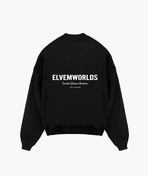 "Studio" Oversize Pullover - Black ELVEM