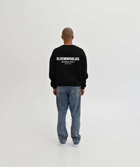 "Studio" Oversize Pullover - Black ELVEM