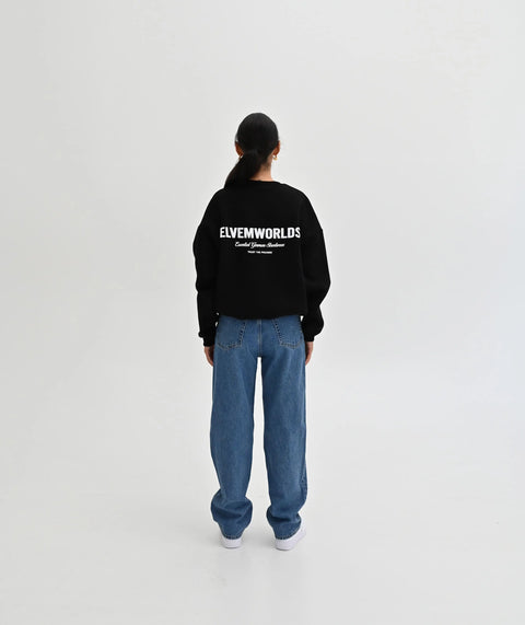 "Studio" Oversize Pullover - Black ELVEM