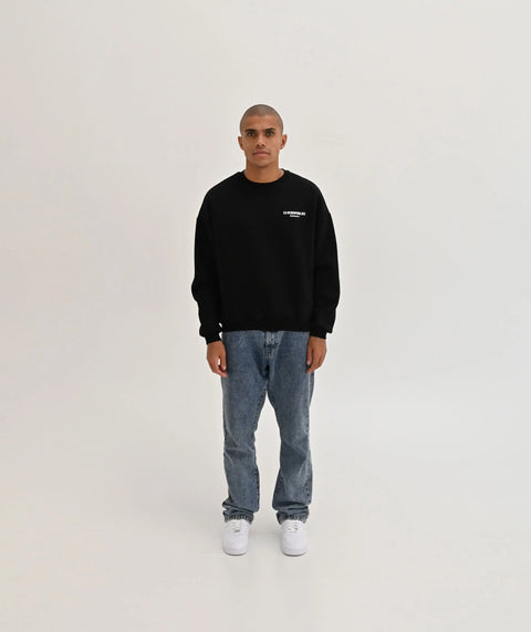 "Studio" Oversize Pullover - Black ELVEM