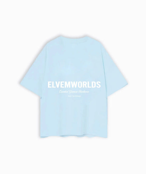 "Studio" Oversize T-Shirt - Sky Blue ELVEM