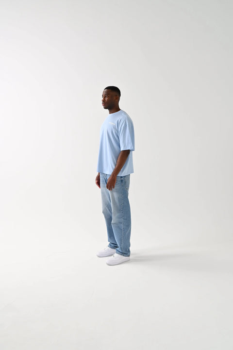 "Studio" Oversize T-Shirt - Sky Blue ELVEM