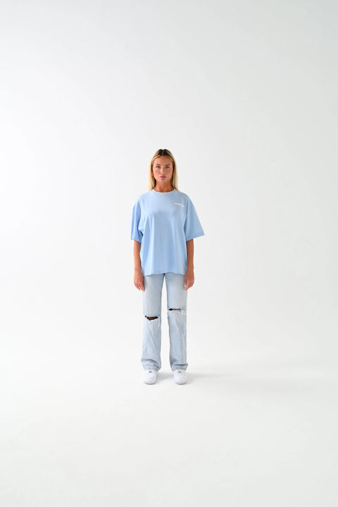 "Studio" Oversize T-Shirt - Sky Blue ELVEM