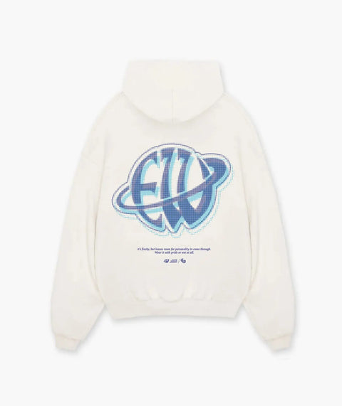 "Verse" Oversize Hoodie - Off-White ELVEM