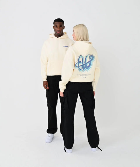 "Verse" Oversize Hoodie - Off-White ELVEM
