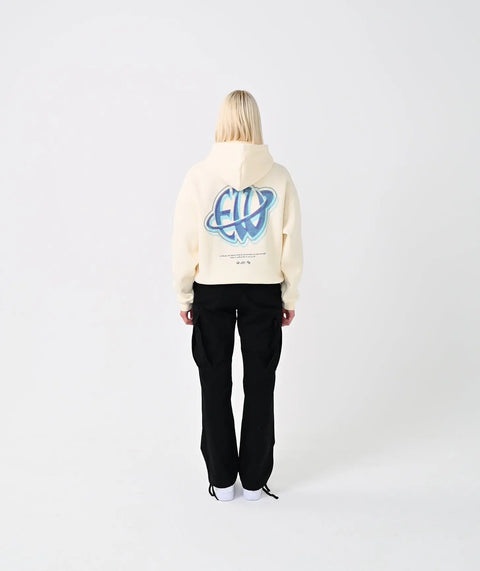 "Verse" Oversize Hoodie - Off-White ELVEM