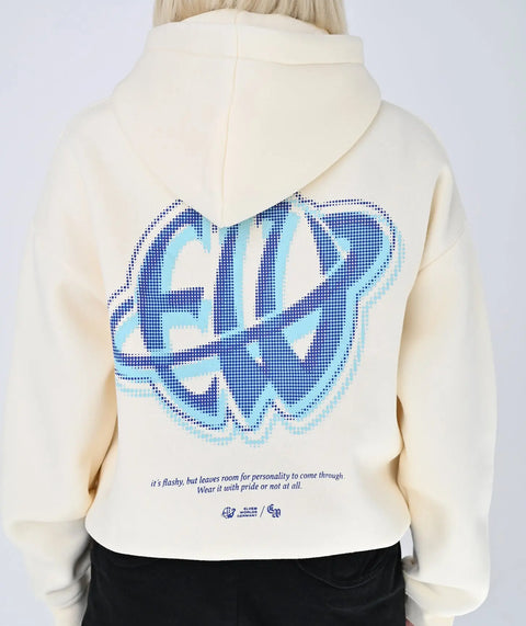 "Verse" Oversize Hoodie - Off-White ELVEM