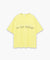 "Velvet" Oversize T-Shirt - Lemon ELVEM
